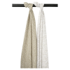 Meyco hydrofiele swaddles 2-pack taupe 120x120 cm