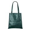 Shopper metallic groen
