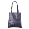 Shopper metallic paars