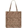 Shopper canvas luipaard bruin