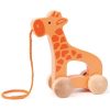 Hape dier met trekkoord giraf