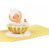 Papercrush pop-up wenskaart baby in bad - Afbeelding 2