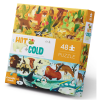 Crocodile Creek | vloerpuzzel tegenstellingen warm + koud