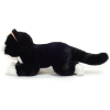 Hermann Teddy Collection knuffel kat zwart/wit 25 cm - Afbeelding 2