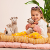 Hermann Teddy Collection knuffel met rammelaar giraf 19 cm - Afbeelding 2