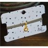 Lief label armband taupe big star goud