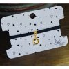 Lief label armband zwart big star goud