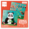 Scratch Europe magnetisch puzzelboek panda 3+