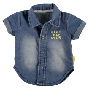 B.E.S.S. spijkerblouse best day ever