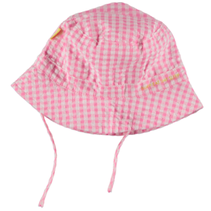 B.E.S.S. zonnehoedje roze geruit Vichy