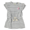 B.E.S.S. jurk short sleeve striped