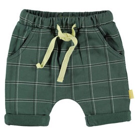 B.E.S.S. korte broek check groen
