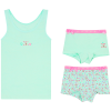 Funderwear hemd + shorts tijger groen