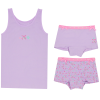 Funderwear hemd + shorts tijger paars