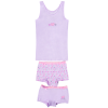 Funderwear hemd + shorts hearts paars - Afbeelding 2