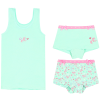 Funderwear hemd + shorts paard groen