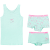 Funderwear hemd + shorts alpaca groen