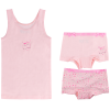 Funderwear hemd + shorts alpaca roze