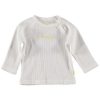 B.E.S.S t-shirt longsleeve wafel wit - Afbeelding 2