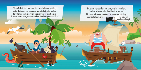 Lantaarn puzzelboot piraten 3+ - Afbeelding 3