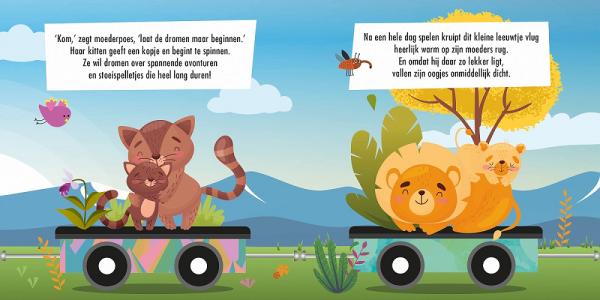 Lantaarn puzzeltrein babydieren 3+ - Afbeelding 3