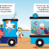 Lantaarn puzzeltrein dieren in het water 3+ - Afbeelding 3