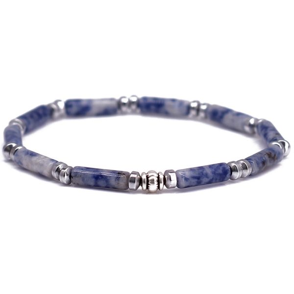 Fortuna Beads armband Italia Blue Spot Stone