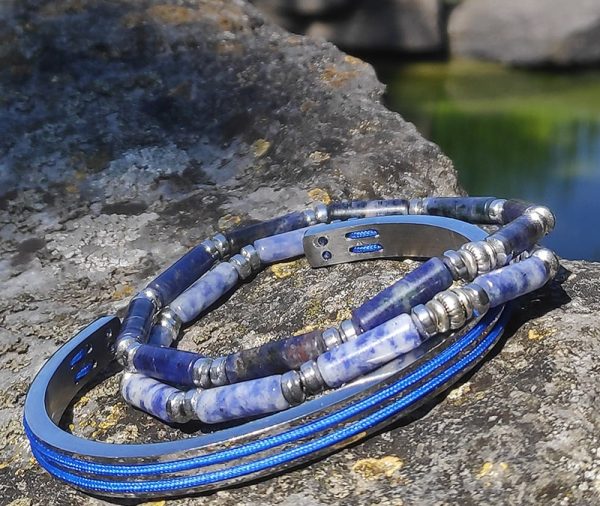 Fortuna Beads armband Italia Blue Spot Stone - Afbeelding 6