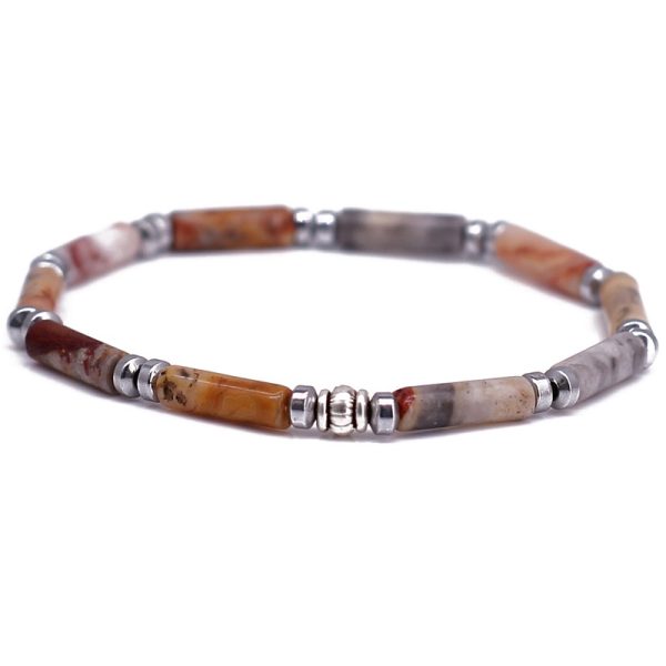 Fortuna Beads armband Italia Crazy Agate