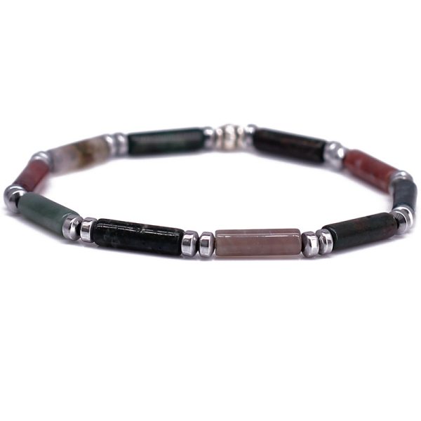 Fortuna Beads armband Italia Indian Agate - Afbeelding 2