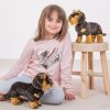 Hermann Teddy Collection knuffel ruwharige teckel sfeerfoto