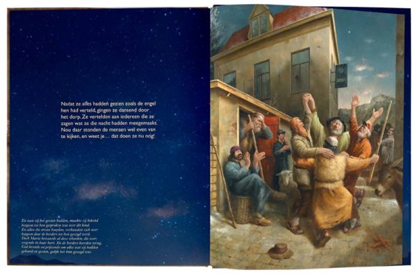 Marius van Dokkum kerstboek de beste wensen uit Bethlehem bladzijde 1