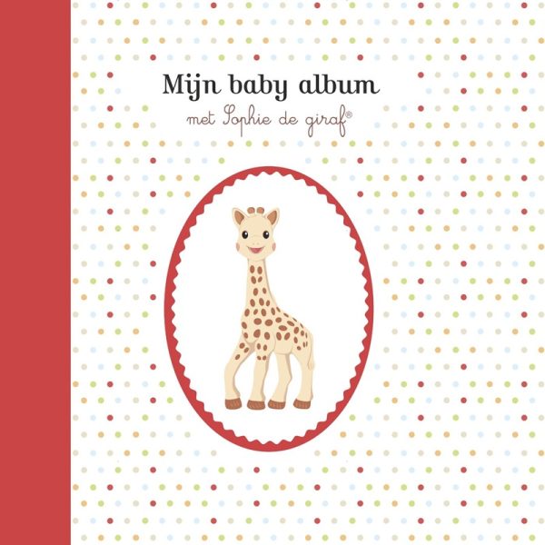 Mijn baby album met Sophie de giraf voorkant boek