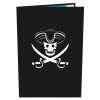 Papercrush pop-up kaart piratenschip voorkant