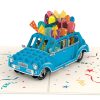 Papercrush pop-up kaart verjaardag auto