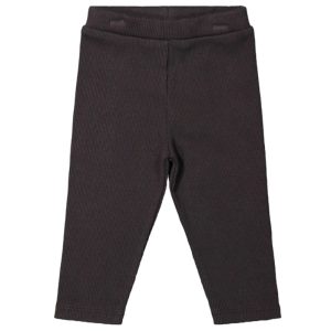 DHLE22 Ducky Beau legging basic rib dark brown