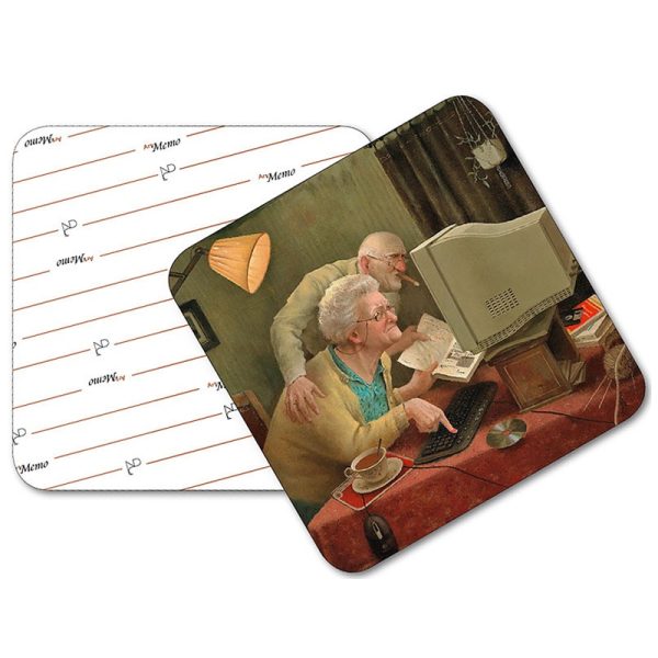 Marius van Dokkum art memo smile kaartjes