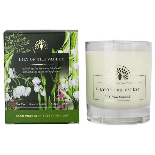 The English Soap Company geurkaars lily of the valley