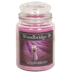 WLJ002 Woodbridge geurkaars lavender & bergamot