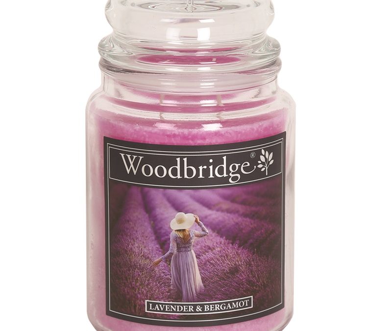 Woodbridge geurkaars lavender & bergamot