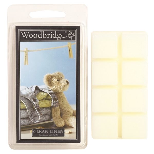 WWM001 Woodbridge waxmelts clean linen