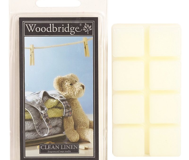 Woodbridge wax melts clean linen
