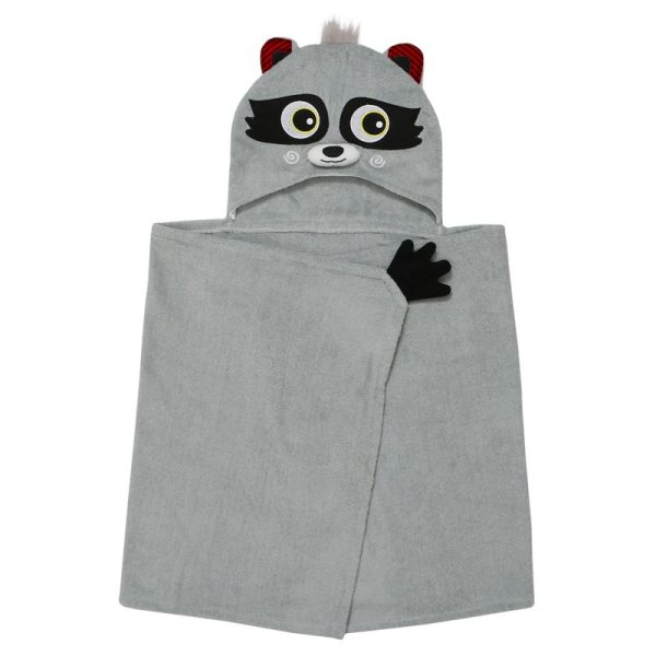 ZO-ZOO-11119 Zoocchini kids badcape Rocco the Raccoon