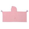 ZO-ZOO-11120 Zoocchini kids badcape Sadie the Sloth achterkant