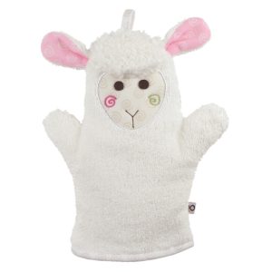 ZO-ZOO-9003 Zoocchini washandje Lola the Lamb