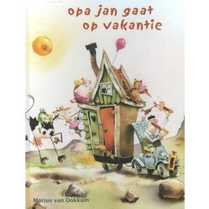 Marius van Dokkum leesboek opa Jan gaat op vakantie