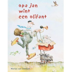 Marius van Dokkum leesboek opa Jan wint een olifant