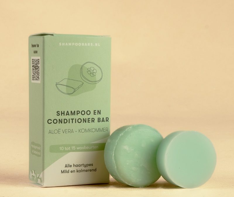 Shampoo Bars mini shampoo & conditioner aloë vera en komkommer