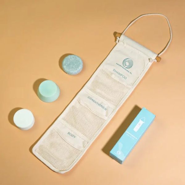 Shampoo Bars organizer sfeerfoto met bars