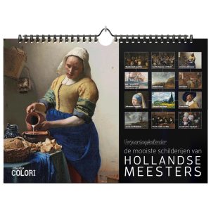 Studio Colori verjaardagskalender Hollandse meesters voorkant